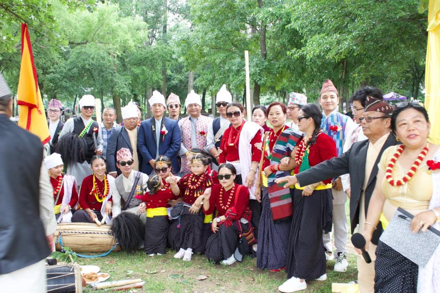 साकेला उँभौली न्यु योर्क र टेक्सासमा भव्य साकेला, केआरएसएलाई सम्मान